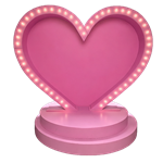 Marquee Heart Photo Opp