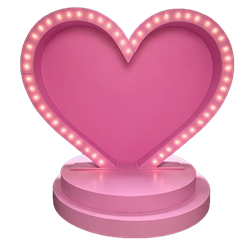Marquee Heart Photo Opp