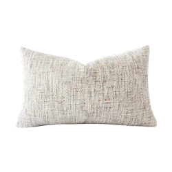 Textured Neutral Lumbar Pillow