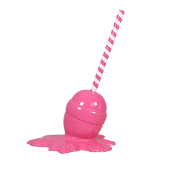 Pink Melted Lollipop