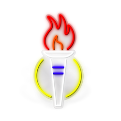 Olympic Torch LED Neon