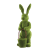 Furry Moss Bunny with Basket