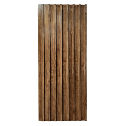 Mid-Century Wood Wall 10'