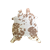 Tabletop Faux Cowhide Rug