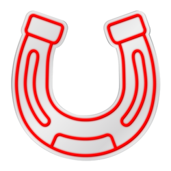 Horseshoe - Multicolor LED Neon