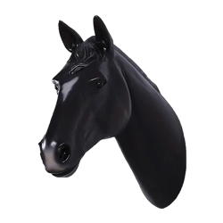 Horse Head - Dark Brown Wall Mount