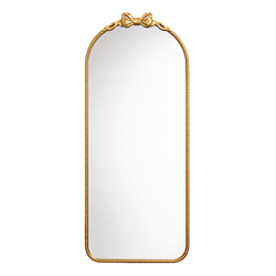 Full Length Gold Bow Mirror