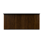 Wooden Slat Bar 9' - Square Corner