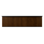 Wooden Slat Bar 15' - Square Corner