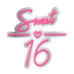 Sweet 16 - Pink LED Neon