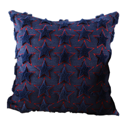 Blue Star Pillow