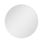 Round Mirror White Frame - 24"