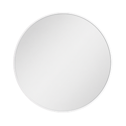 Round Mirror White Frame - 24"