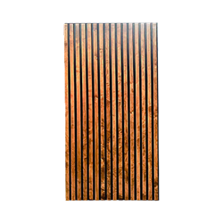 Wooden Slat Wall 8'