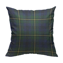 Blue Tartan Plaid Pillow