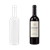 8' Brandable Wine Bottle - Custom Color
