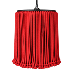 Red Boho Pendant