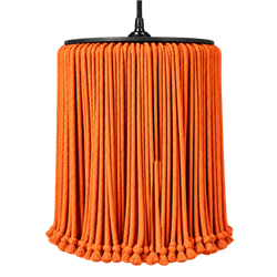 Orange Boho Pendant