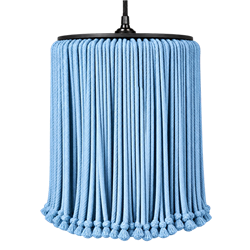 Light Blue Boho Pendant