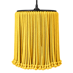 Yellow Boho Pendant