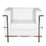 Mid-Century Arm Chair - White