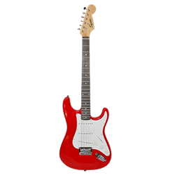 Red and White Guitar