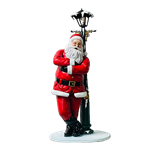 Santa with Lamp Post