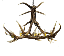 Antler Chandelier 4' Wide