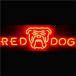 Red Dog Neon - Horizontal