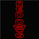 Red Dog Neon - Vertical