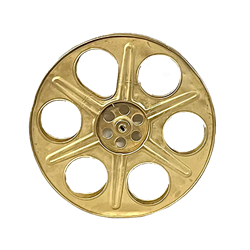 Gold Movie Reel - Metal