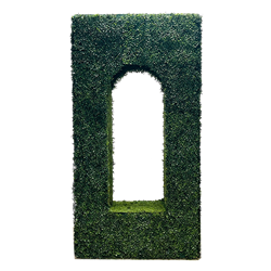 Topiary Wall with Open Arch